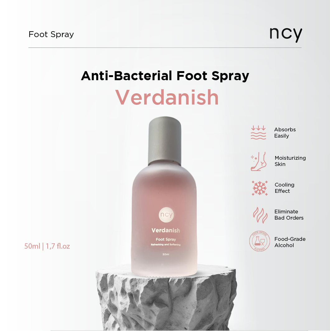 NCY Antibacterial Foot Spray VERDANISH
