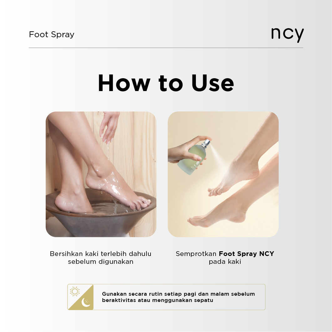NCY Antibacterial Foot Spray SOLVEN - Gambar 3