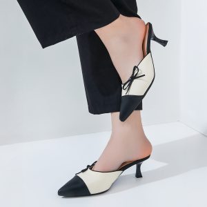 LIBERTY Off White/Black (Black bow)
